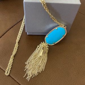 KENDRA SCOTT long turquoise necklace